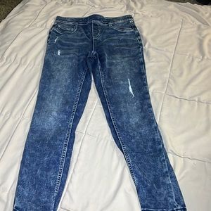 Dark blue jeans from justice with front and back pockets (skinny)